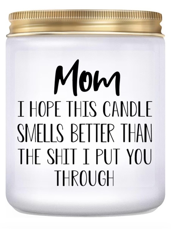 Other - Mom Scented Candle with Gold Lid